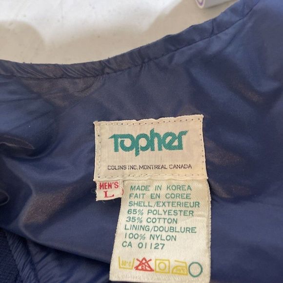 Topher Canada vintage snow suit red white blue 70s - Picture 9 of 11